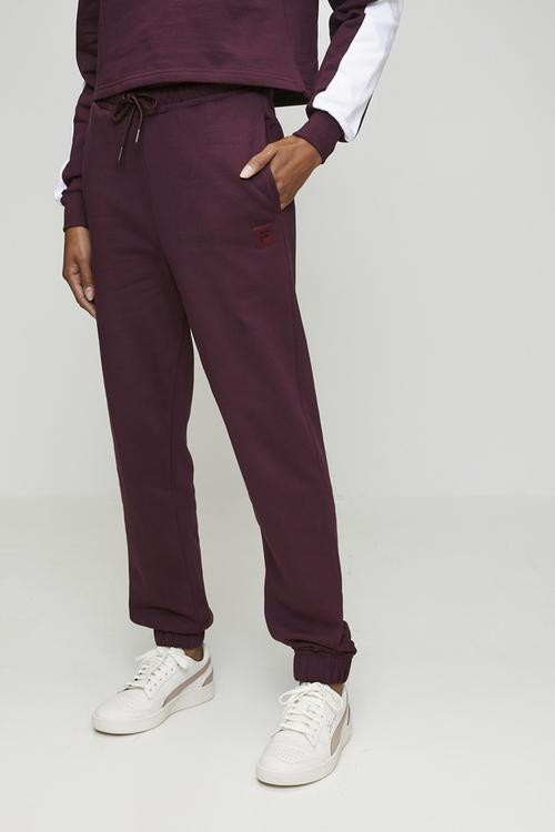 Rebecca Sweatpants - Fig/White