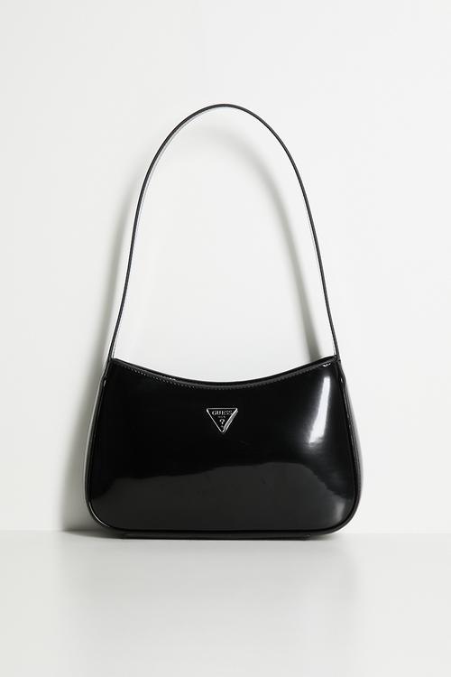 Arnela Top Zip Shoulder Bag-Black