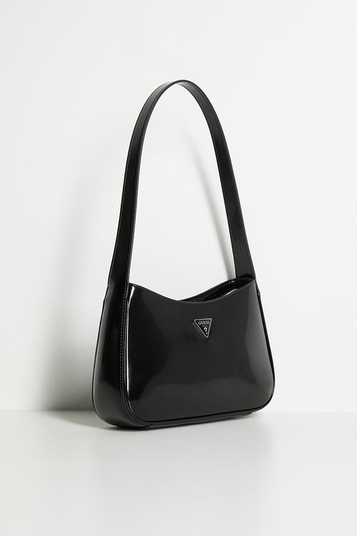 Arnela Top Zip Shoulder Bag-Black