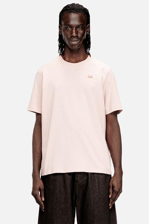 Loose fit printed T-shirt - pink sfca - 1262292014