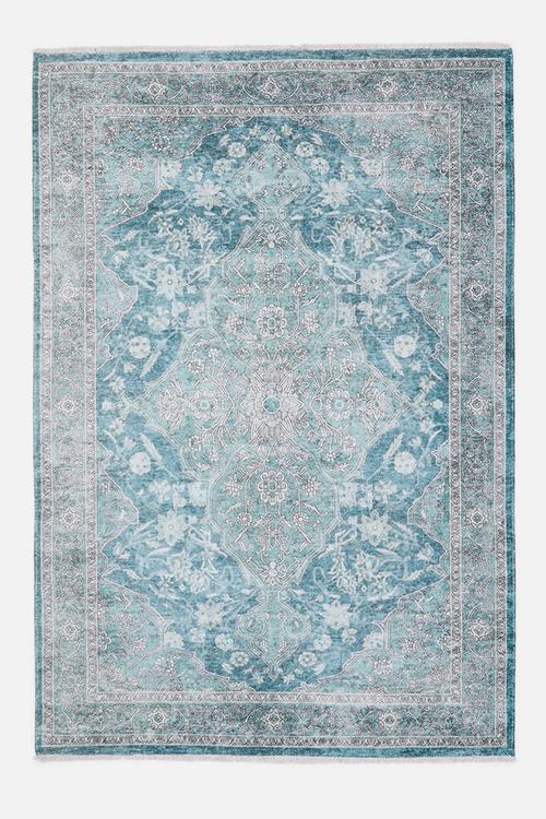 Eve Plush Woven Antique Rug Sage