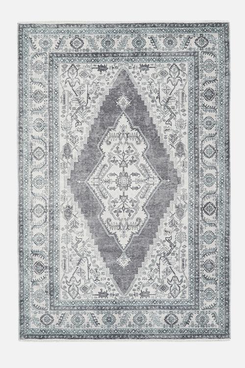 Eve Plush Woven Antique Rug Taupe