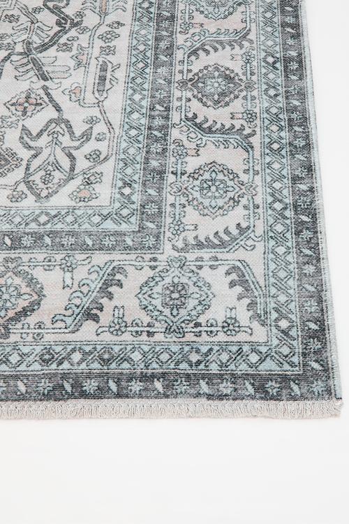 Eve Plush Woven Antique Rug Taupe