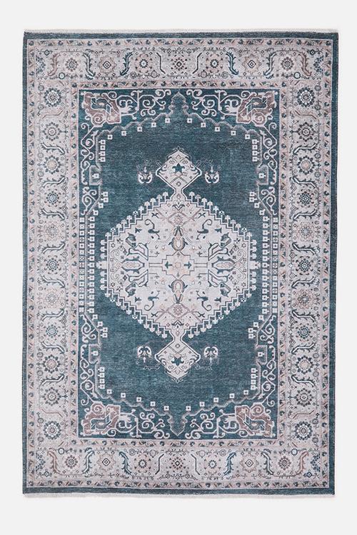 Eve Plush Woven Antique Rug Charcoal