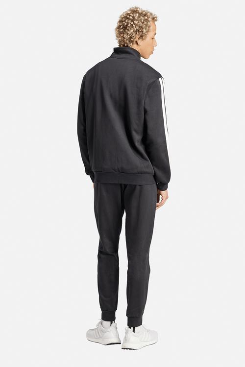3-STRIPES Fleece Tracksuit Set - Black