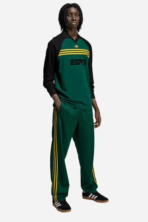  Firebird Loose Pinstripes Track Pants -Collegiate green