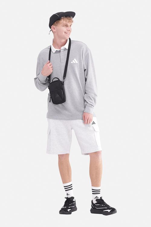 Small Logo Rugby Polo Shirt - Grey 