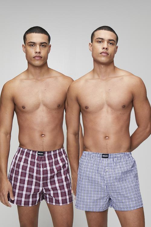2Pk Woven Boxers - Multi