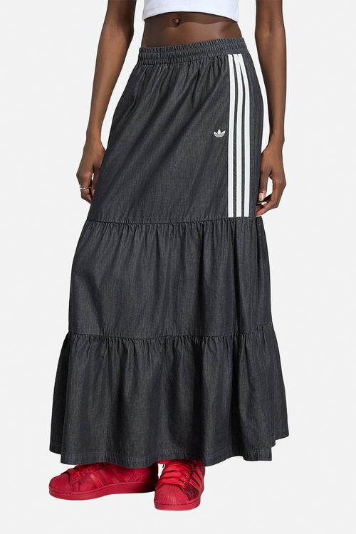 Denim Skirt - Medium Black Denim