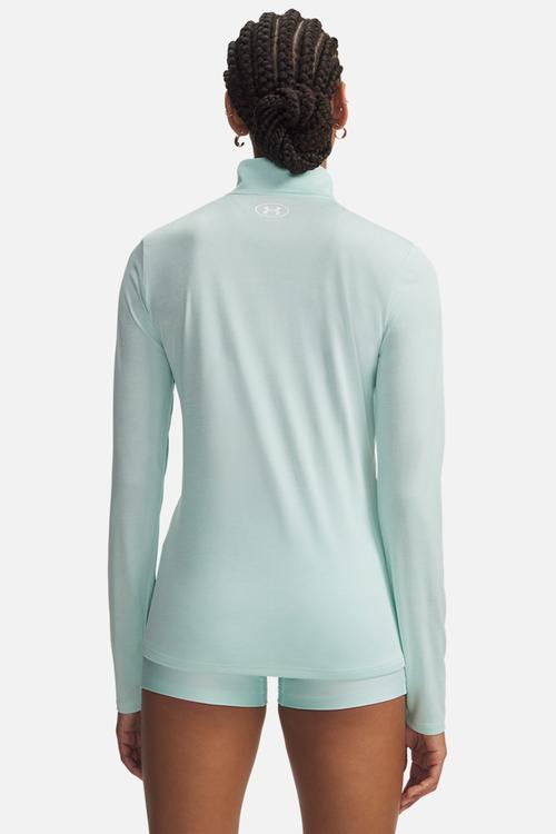 Tech 1/2 Zip- Twist - Refresh Mint/White