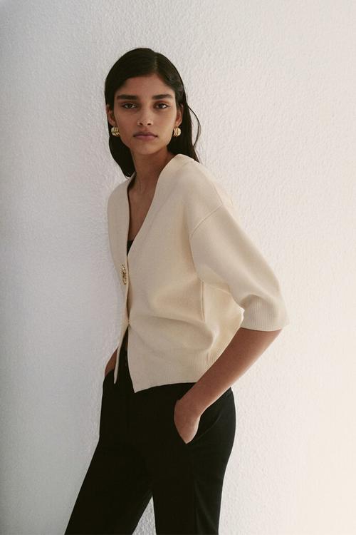 Cardigan helia - light beige