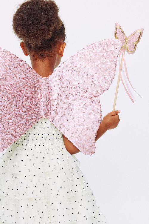 Kids Butterfly Wings - Zephyr/Sequins