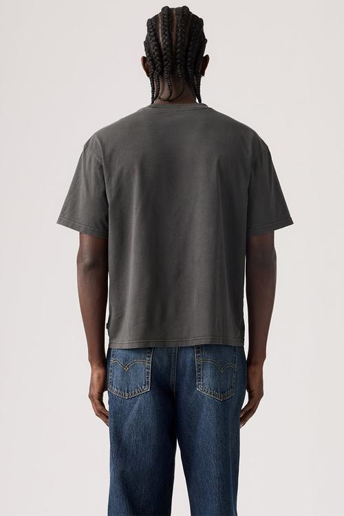 Classic boxy ss tee - charcoal