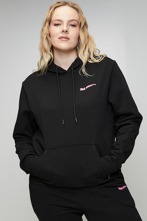 Plus Lisa Hoodie - Black