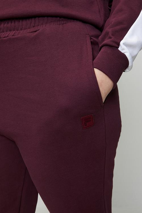 Plus Rebecca Sweatpants - Fig/White