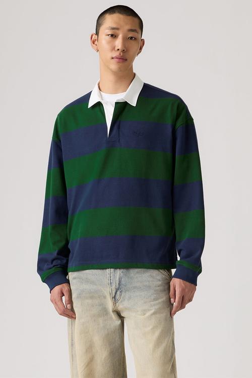 Hudson boxy rugby - green & navy
