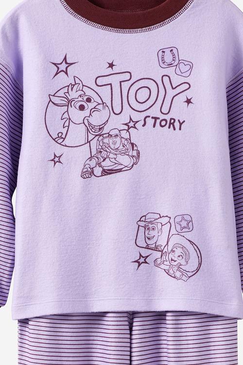 Snoozesoft Long Sleeve Pj Set License - Lcn Dis Vintage Lilac/Toy Story Friends