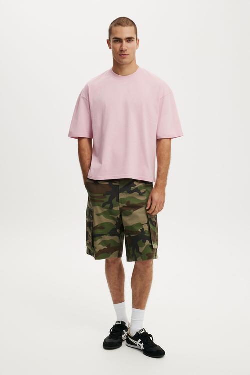 Cropped Fit T-Shirt- Corsage