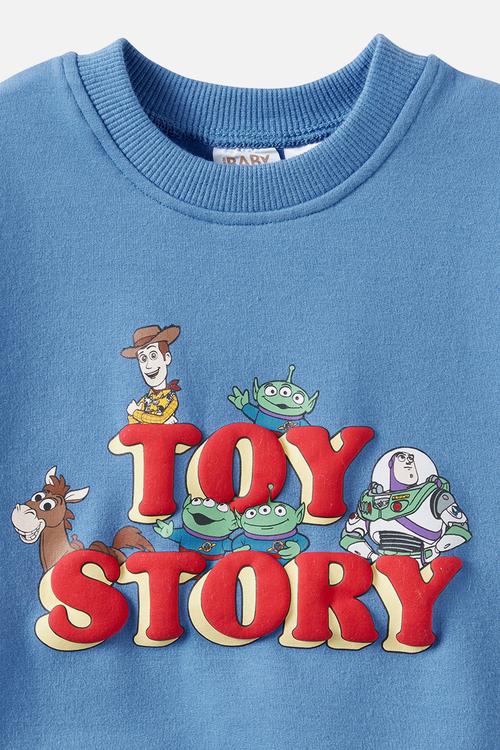 Riley Sweater Lcn - Lcn Dis  Blue Bonnet/Toy Story & Friends