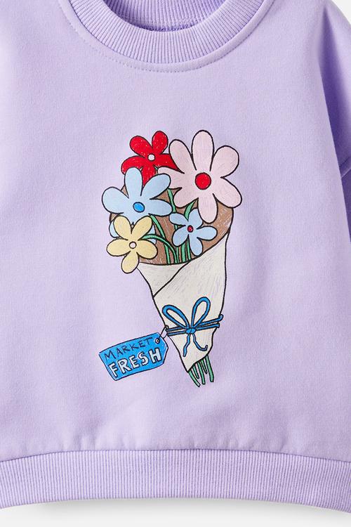 Riley Sweater - Vintage Lilac/Flower Market