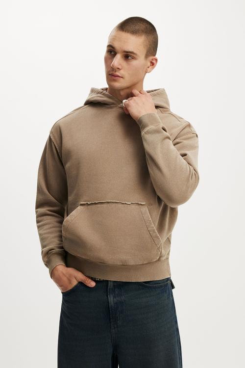 Box Fit Hoodie - Taupe Wash
