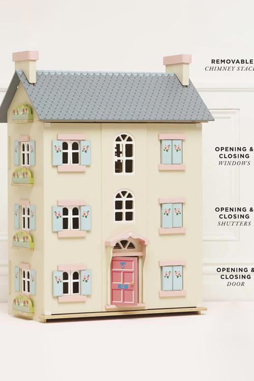 Cherry Tree Hall Wooden Dolls House - neutral