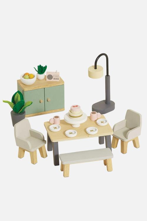 Dolls House Furniture: Dining Room Set - 18pcs