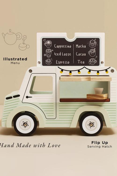 Wooden Mobile Cafe Van - neutral