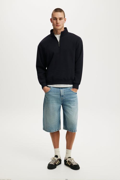 1/4 Zip Fleece - Ink Navy