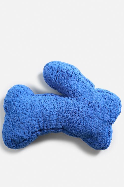 Soft bunny cushion - royal blue