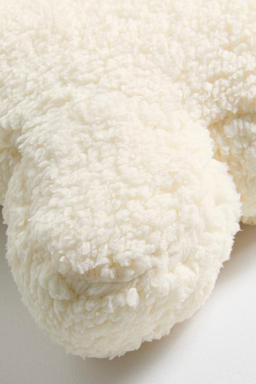 Soft bunny cushion - white