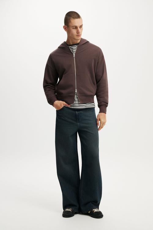 Zip Up Hoodie - Ashen Brown