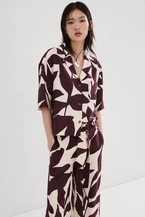 Shirt plumas - light beige