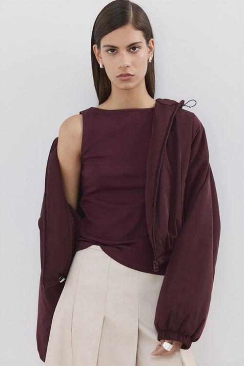 Top tecli - dark red