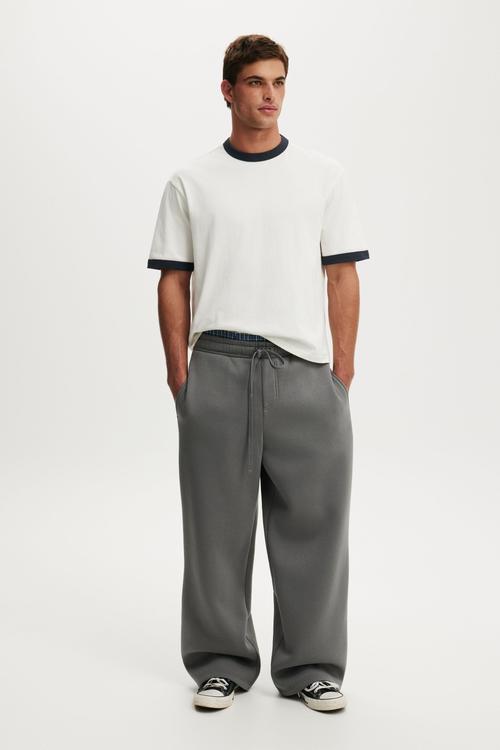 Super Baggy Track Pant - Slate Stone/Waistband