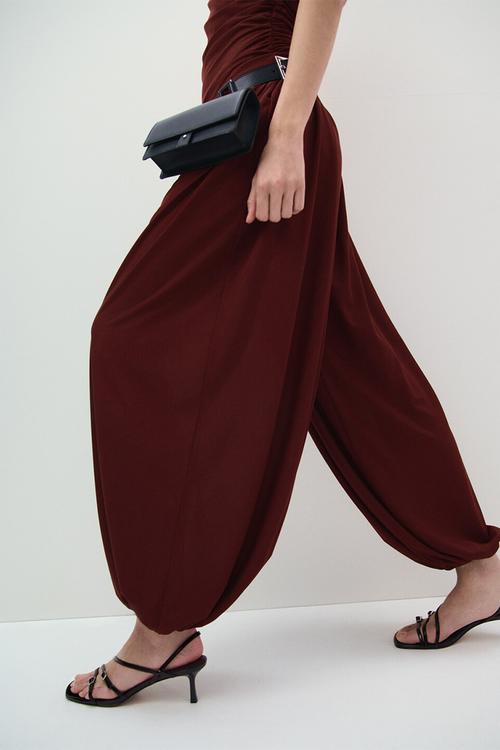 Trousers corini - rust/copper