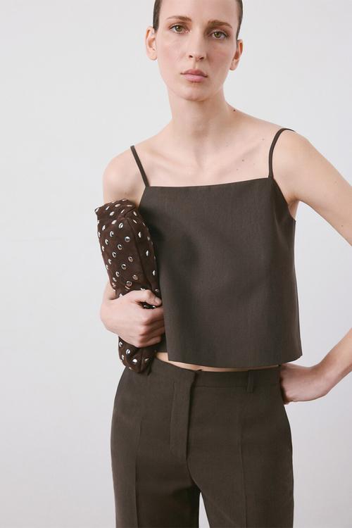 Vest tempo - dark brown