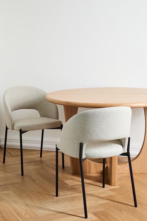 Toke Dining Chair Set Of 2 - Beige