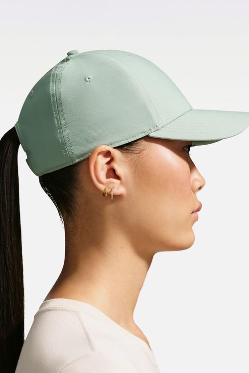 Structured Metal Logo Cap - Sage
