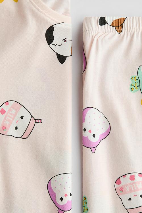 Jersey pyjamas - light pink/squishmallows