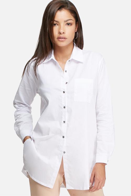 Cotton poplin shirt