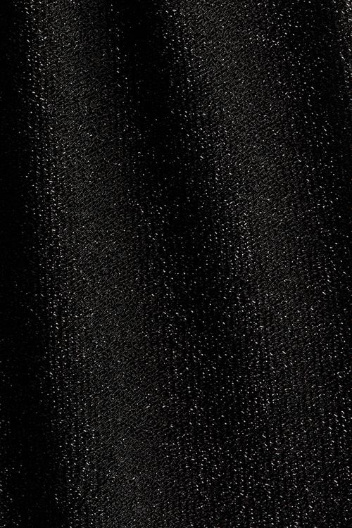 Flared ponte di roma leggings - black/glittery