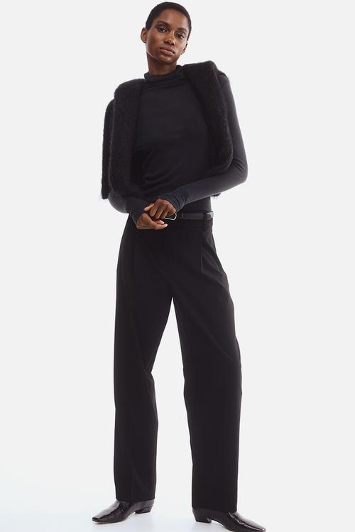 Tailored trousers - black
