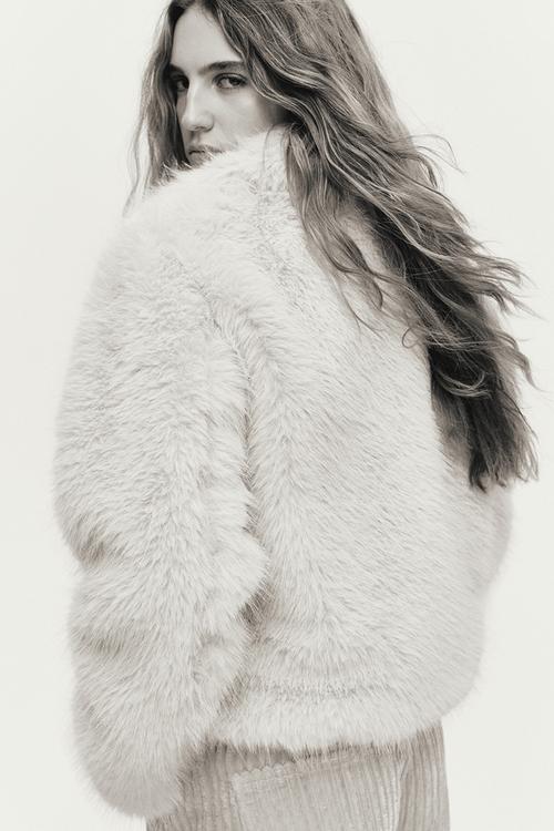 Collared jacket - cream