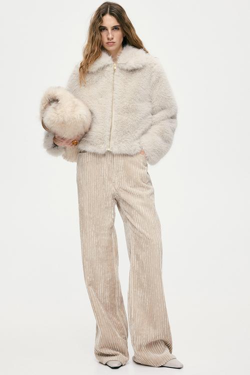 Collared jacket - cream