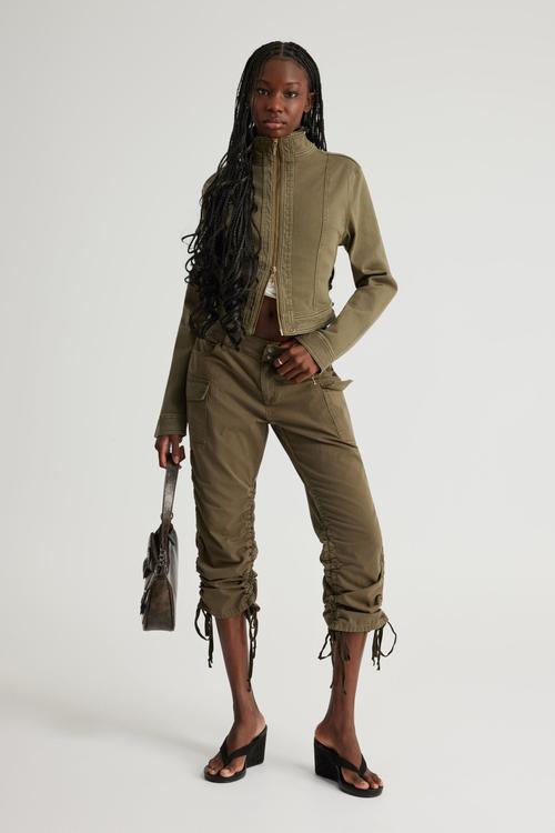 Gwen 3/4 Pants - Burnout Olive