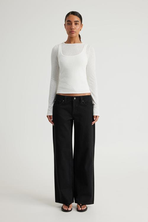 Luca Low Rise Jean - Black No.1
