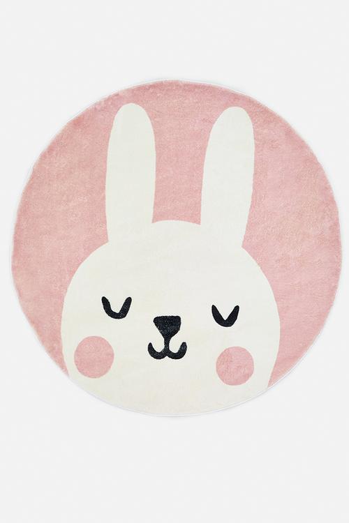 Bunny rug - pink