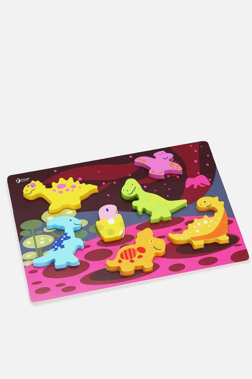 Classic World 3D Puzzle Dinosaur 8pcs - multi
