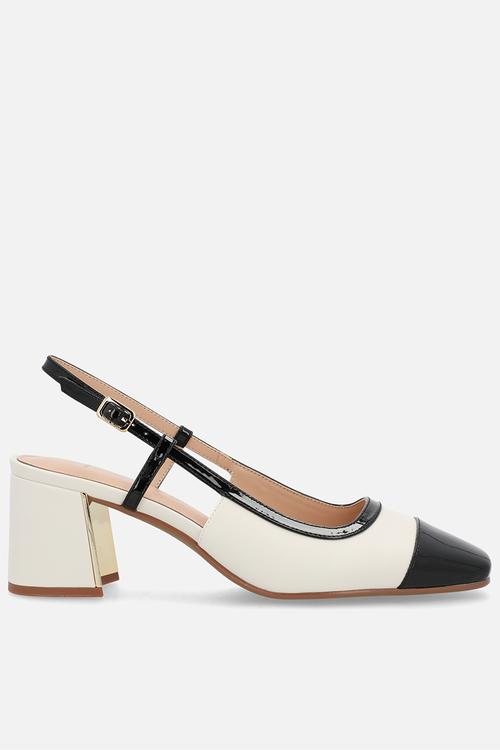 Acalena block heel - off white